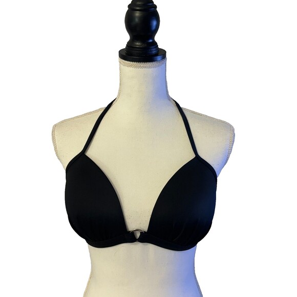Venus Bikini top Push Up Halter Padded,Ring detail, Tie Adjustable, size 38D/40C - Picture 2 of 8